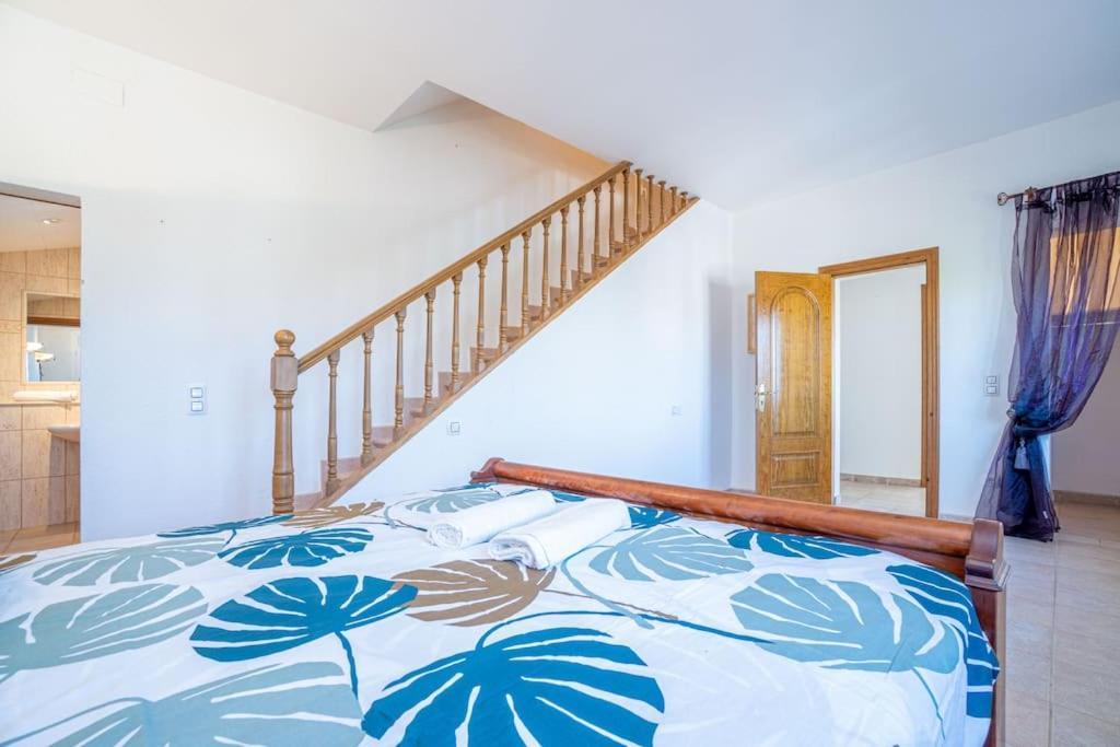 Sm21-Gran Casa De Vacaciones En La Playa, 4 Habitaciones, Climatizada, Piscina, Barbacoa Y Wifi เอมปูเรียบราบา ภายนอก รูปภาพ